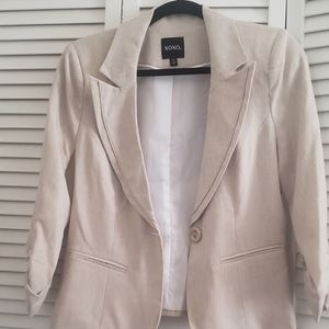 Beige blazer 3/4 sleeve